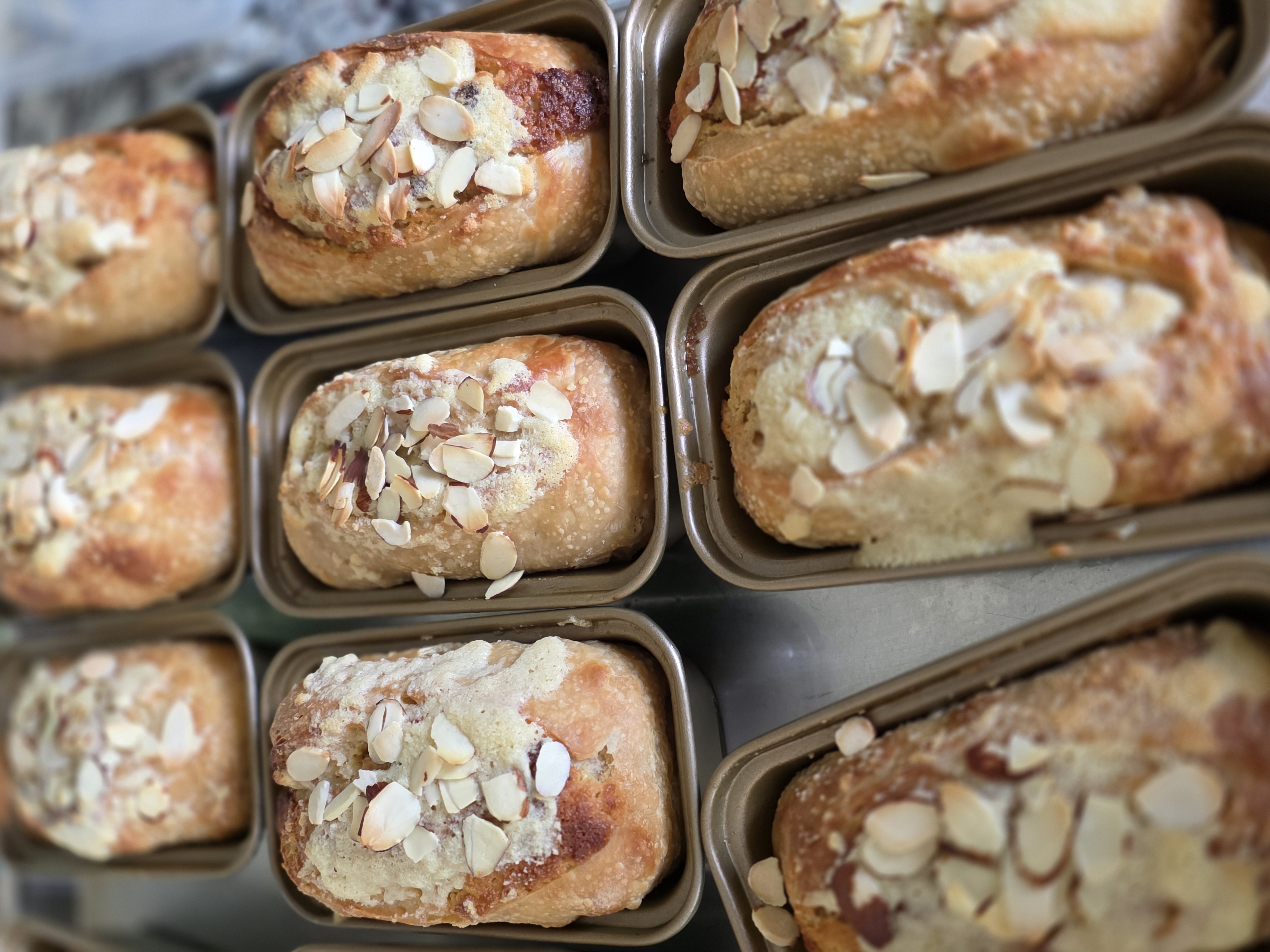 Almond Croissant Mini Loaves (2-pack)